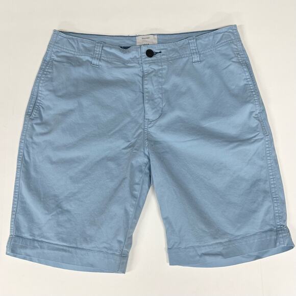 1897 | Light Blue Twill Casual Shorts - Picture 1 of 3